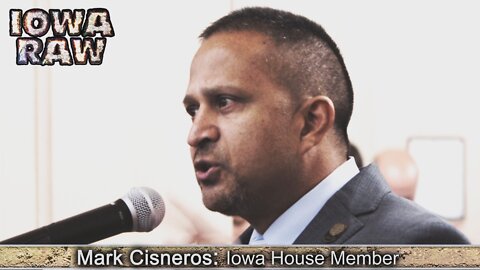 MARK CISNEROS AT OCTOBER 28, 2021 DES MOINES, IOWA CAPITOL VACCINE PROTEST