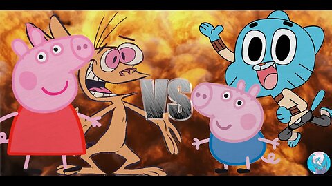 MUGEN - Request - Ren + Peppa VS Gumball + George - See Description