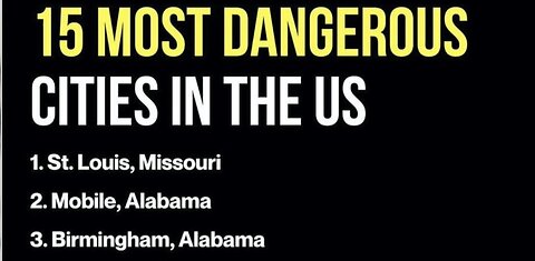 Guess the Top 15 Most Dangerous Cities in the USA (host K-von)