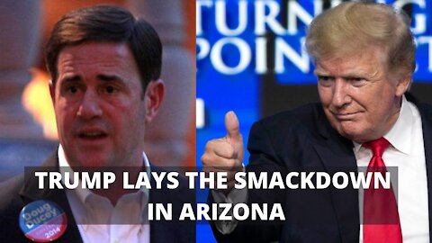 Trump Lays the Smackdown in Arizona