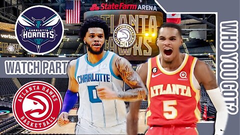 Charlotte Hornets vs Atlanta Hawks | Live Play by Play & Reaction Stream | NBA 2023 Game 80