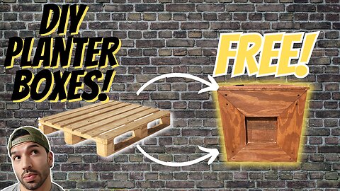 Free! DIY Planter Boxes | How To