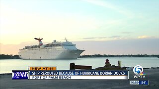 Grand Celebration cruise ship rerouted due to Hurricane Dorian