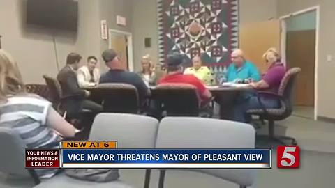 Pleasant View Vice Mayor Threatens Mayor