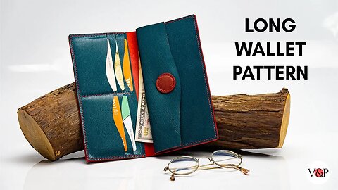 How to Make a Long Wallet (Link to Pattern in Description)