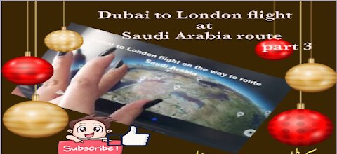 Dubai to London flight view, Saudi Arabia part 3