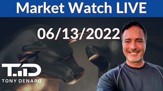 Market WATCH Live 6-13-22 | Tony Denaro | AMC GME RDBX