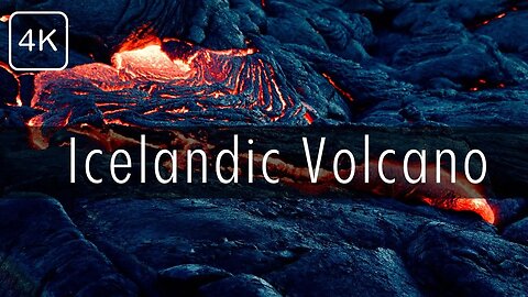 Lava exploding out of a volcano | sleep sounds