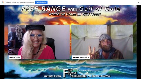 Rick Jewers and Gail of Gaia Discuss Spirituality on FREE RANGE Short clip