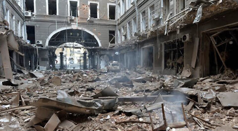 MOMENT OF IMPACT | Russian forces have been bombarding Ukraine's second-biggest city,