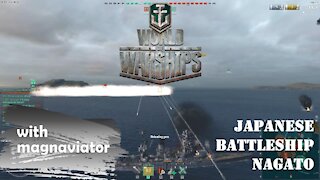 World of Warships Gameplay - Wait! Game ended already?? IJN Battleship Nagato.