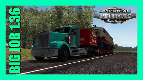 60 Tons Dallas To Moncton American Truck Simulator LIVE with Old Ebee 1.36