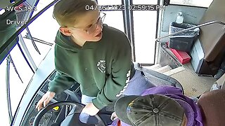 Kid Saves Bus After Driver Passes Out