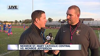 MSMCC visits Monroe Jefferson in WXYZ Game of the Week