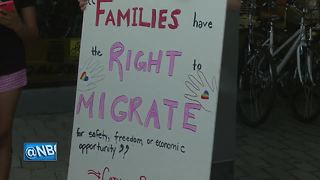 Hundreds protest immigration policies