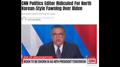 CNN Politics Editor Ridiculed For North Korean-Style Fawning Over Biden