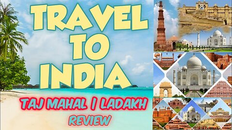 Travel to India Taj Mahal Ladakh Royalty Free Stock Footage No Copyright Videos