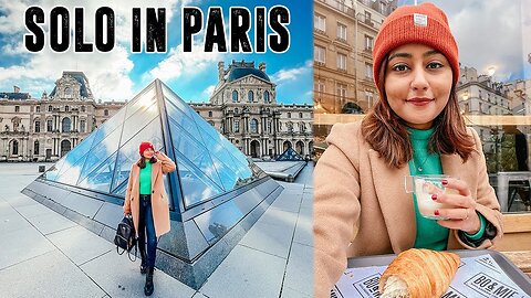 PARIS TRAVEL VLOG (Ep 3) 🇫🇷 | Exploring The Louvre, Champs Elysees, & Eiffel Tower! #KikiInParis