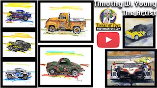 Timothy W. Young - The Artist - Lets take a look at his Sketches