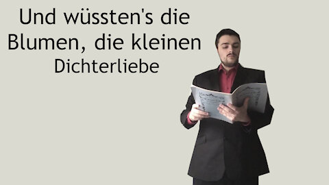 Und wüssten's die Blumen, die kleinen - Dichterliebe - Robert Schumann