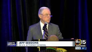 Attorney General Jeff Sessions speaks in Scottsdale
