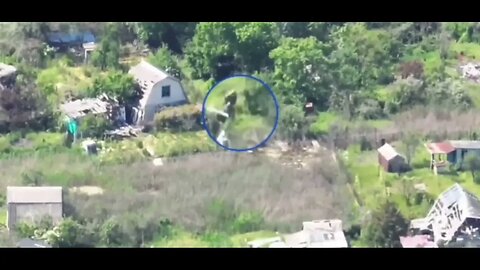 Soldiers run to hide in warehouse but the drone shot them down #ukraine