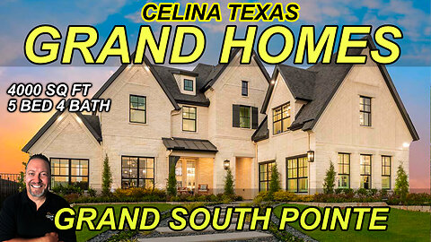 Tour Of Celina's 4000 Sq Ft Grand South Pointe in Wellspring Estates | 5 Bed, 4 Bath
