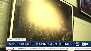 Music venues making a comeback