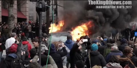 Never Before Seen Footage of bloody 2017 Inauguration riots