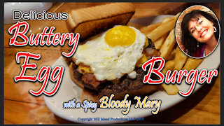 BIG Biloxi Buttery Bacon Egg Burger