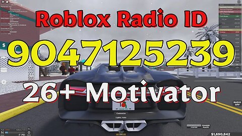 Motivator Roblox Radio Codes/IDs