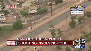 Suspect shot near 40th Street and Van Buren