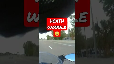 Kawasaki ZX6R Infamous Death Wobble/Tank Slappper... Frightening 😱😩😟(To be Continued)