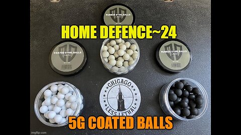 Home Defence24 5g steel rubber ball testing | Chicago Less Lethal