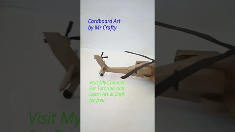 Ah64d Apache boeing cardboard model | Artist Work by Mr crafty #ah64d #helicopter