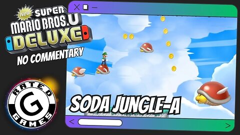 Soda Jungle-A - Flight of the Para-Beetles ALL Star Coins - New Super Mario Bros U Deluxe