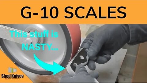G-10 SCALES: How I Make & Shape Handles For The 2023 Collection | Shed Knives #shedknives