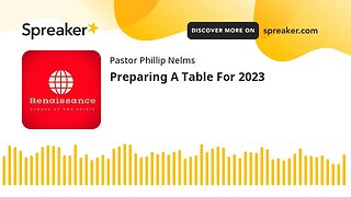 Preparing A Table For 2023