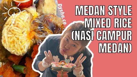Takeaway Medan Style Mixed Rice (Nasi Campur Medan). Food Ideas and Inspiration. #shorts