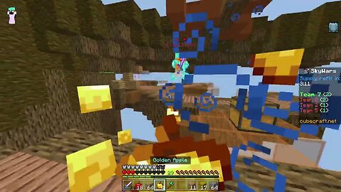 Folded in seconds in Skywars