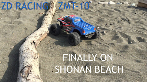 ZD-Racing ZMT-10 / 10427 - S / 9106, 2S Lipo Finally on Shonan Beach!