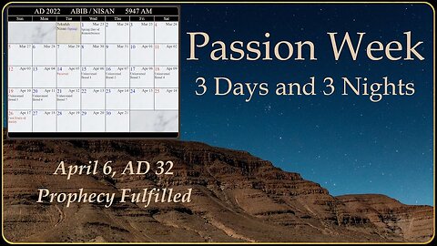 Passion Week - 3 Days and 3 Nights