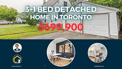 Budget-Friendly Dream Home: 3+1 Bedroom Detached House in Toronto Now on Sale!