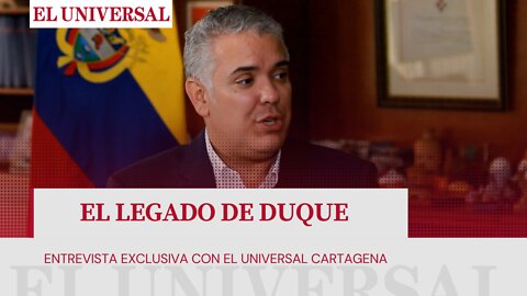 Entrevista del presidente Iván Duque en exclusiva con El Universal