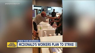 McDonald's employees to strike after viral video