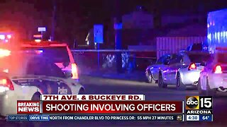 Suspect shot by officers near 7th Avenue and Buckeye Road