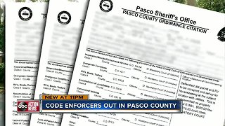 I-Team: Armed deputies hand out hundreds-of-thousands of dollars in code enforcement fines in Pasco