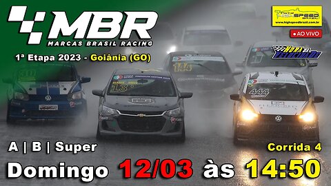 MARCAS BRASIL RACING | Corrida 4 | 1ª Etapa 2023 - Goiânia (GO) | Ao Vivo