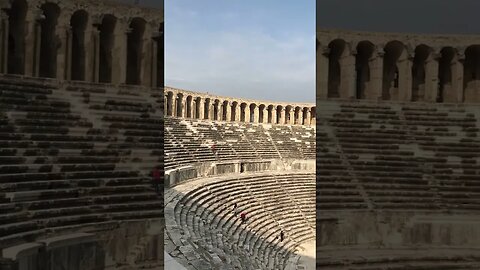 The Aspendos Theater is considered to be the best preserved Turkish theatre.