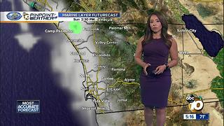 10News Pinpoint Weather with Meteorologist Angelica Campos